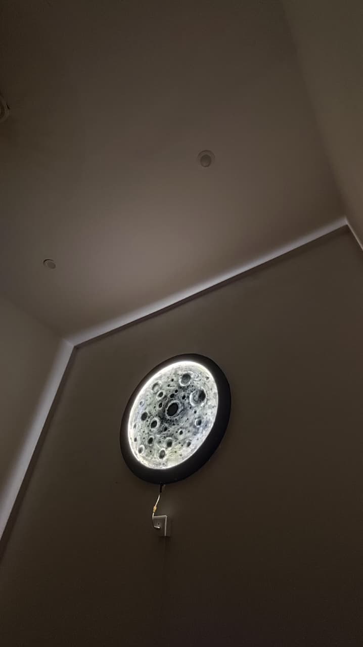 Wall Moon Lamp — Crafts & Fine Arts