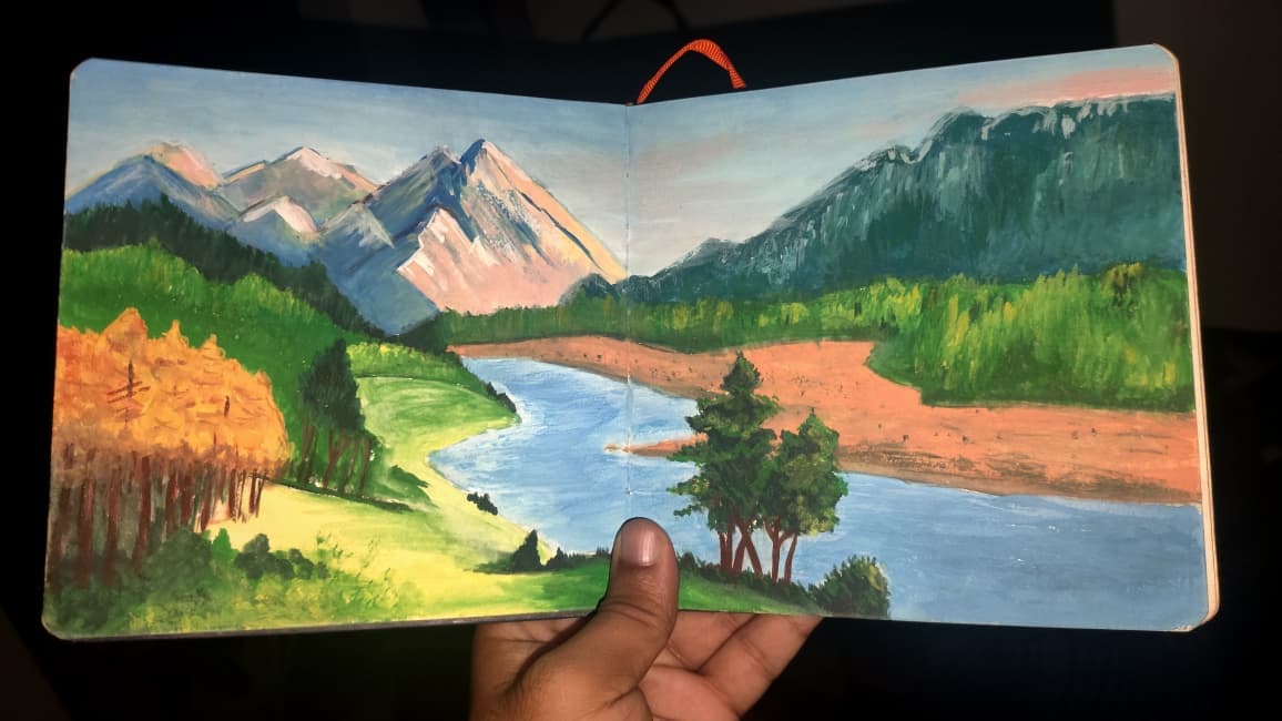 Scenery in Colours — Painting