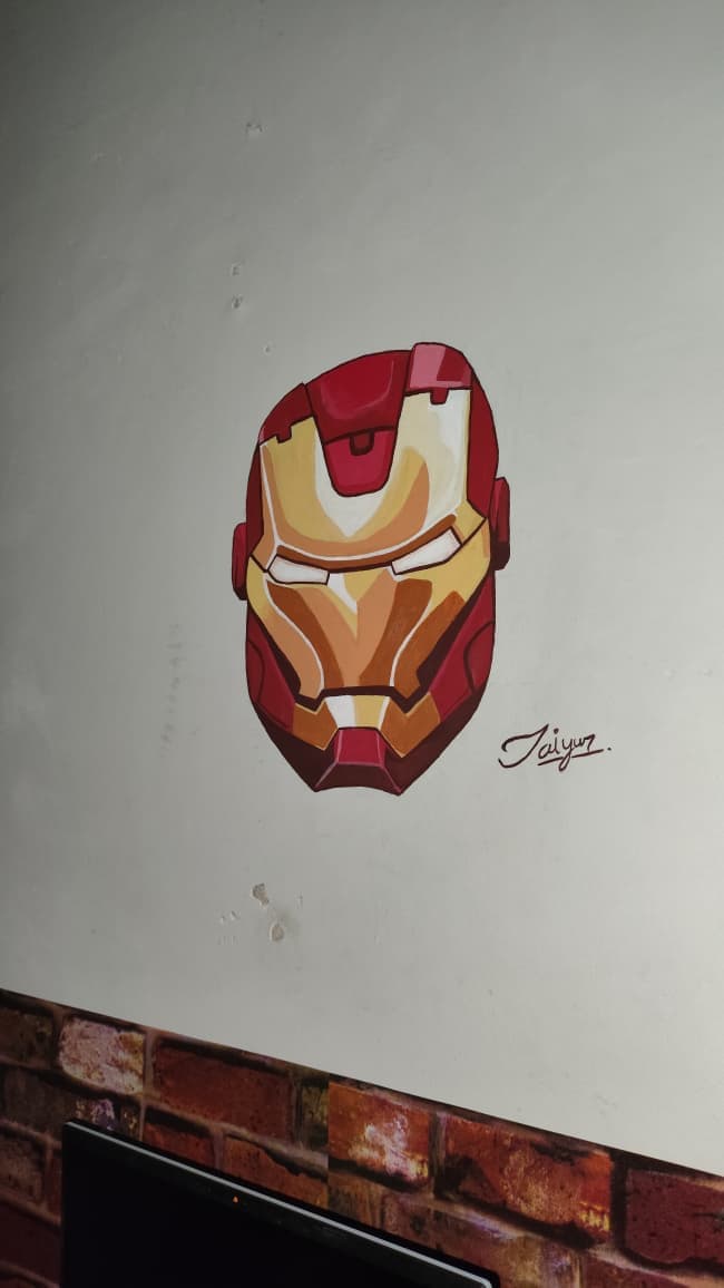 Iron Man Wall Painting — Painting