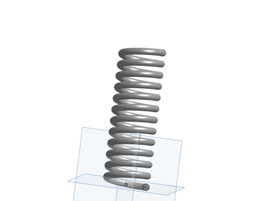 Helical Spring 3D CAD model